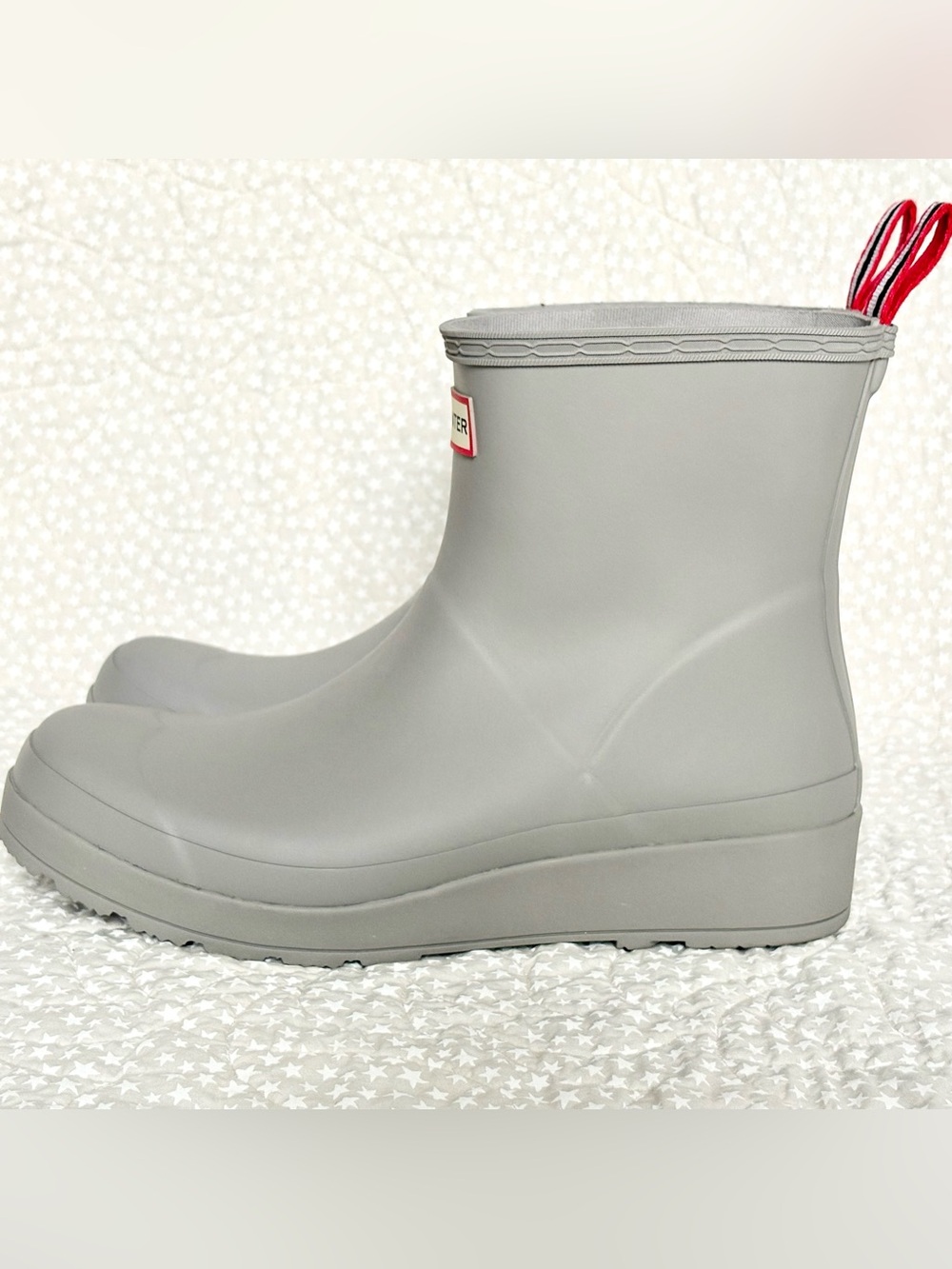 Hunter Original Play Short Rain Boots Zinc Gray Women’s 9 WFS2020RMA - Picture 3 of 14
